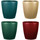 Maison & Déco Vases / caches pots d'intérieur Décolines Cache pot Egg Émeraude en céramique 14 cm Vert