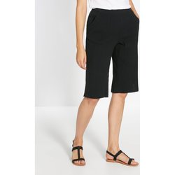 Vêtements Femme Shorts / Bermudas Charmance Bermuda en tissu créponné noir