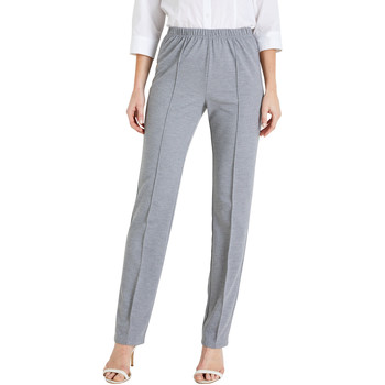 Vêtements Femme Pantalons Charmance Pantalon en maille stature + d'1,60m gris