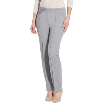 Vêtements Femme Pantalons Charmance by Daxon - Pantalon en maille stature - d'1,60m gris