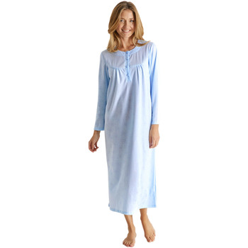 Vêtements Femme Pyjamas / Chemises de nuit Lingerelle Chemise de nuit unie bleu