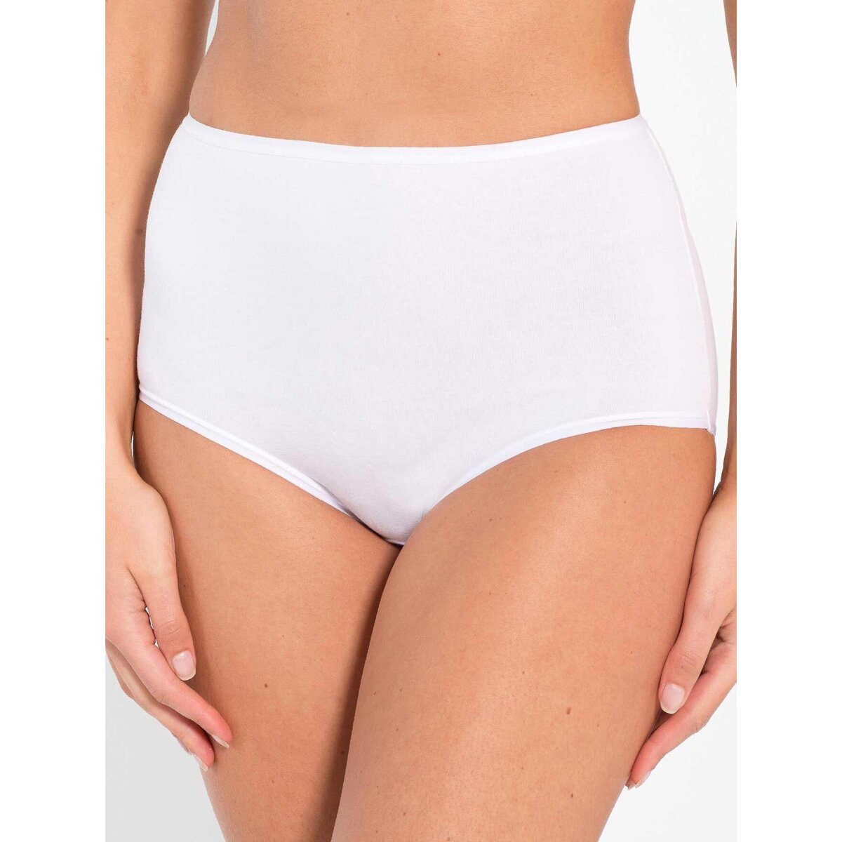 Sous-vêtements Femme Culottes & slips Daxon by  - Lot de 3 culottes maxi Blanc