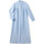 Vêtements Femme Pyjamas / Chemises de nuit Daxon by  - Robe de chambre molleton courtelle Bleu