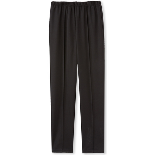 Vêtements Femme Pantalons Daxon by  - Pantalon en maille stature + d'1,60m Noir