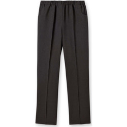 Vêtements Femme Pantalons Charmance by Daxon - Pantalon élastiqué entrejambe 69cm noir