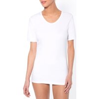 Sous-vêtements Femme Maillots de corps Lingerelle by Daxon - Lot de 2 chemises manches courtes blanc