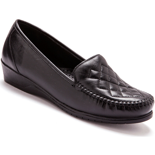 Pediconfort Mocassins en cuir noir - Chaussures Mocassins Femme 69,99 €