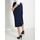 Vêtements Femme Jupes Daxon by  - Jupe en maille stature +  d'1,60m Bleu