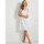 Vêtements Femme Robes Daxon by  - Fond de robe en pur coton long 100cm Blanc