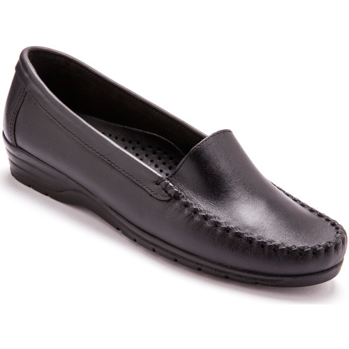 Pediconfort Mocassins à plateau lisse grande largeur noir - Chaussures  Mocassins Femme 69,99 €