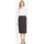Vêtements Femme Jupes Daxon by  - Jupe en maille stature +  d'1,60m Noir