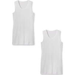 Vêtements Femme Débardeurs / T-shirts sans manche Daxon by  - Lot de 2 chemises sans manches Blanc