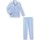Vêtements Homme Robes, Manteaux, Vestes by  - Pyjama en popeline Bleu