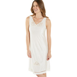 Vêtements Femme Pyjamas / Chemises de nuit Lingerelle Fond de robe maille satinée 105cm naturel