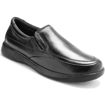 Chaussures Homme Mocassins Pediconfort Sans-gêne en cuir aérosemelle Noir