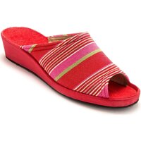 Chaussures Femme The Divine Facto Pediconfort Mules rayées grande largeur rayrouge