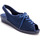 Chaussures Femme nbspTour de taille :  Pediconfort Sandales pieds douloureux ultra-souples Bleu