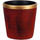 Maison & Déco Vases / caches pots d'intérieur Décolines Petit Cache pot Rouge et Or Egg Luxy en céramique 12 cm Rouge