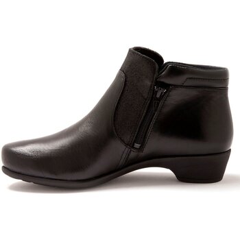 Chaussures Pediconfort Boots zippées aérosemelle noir - Chaussures Boot Femme 129 