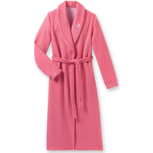 Daxon by - Robe de chambre en molleton courtelle Rose - Vêtements Pyjamas /  Chemises de nuit Femme 76,99 €
