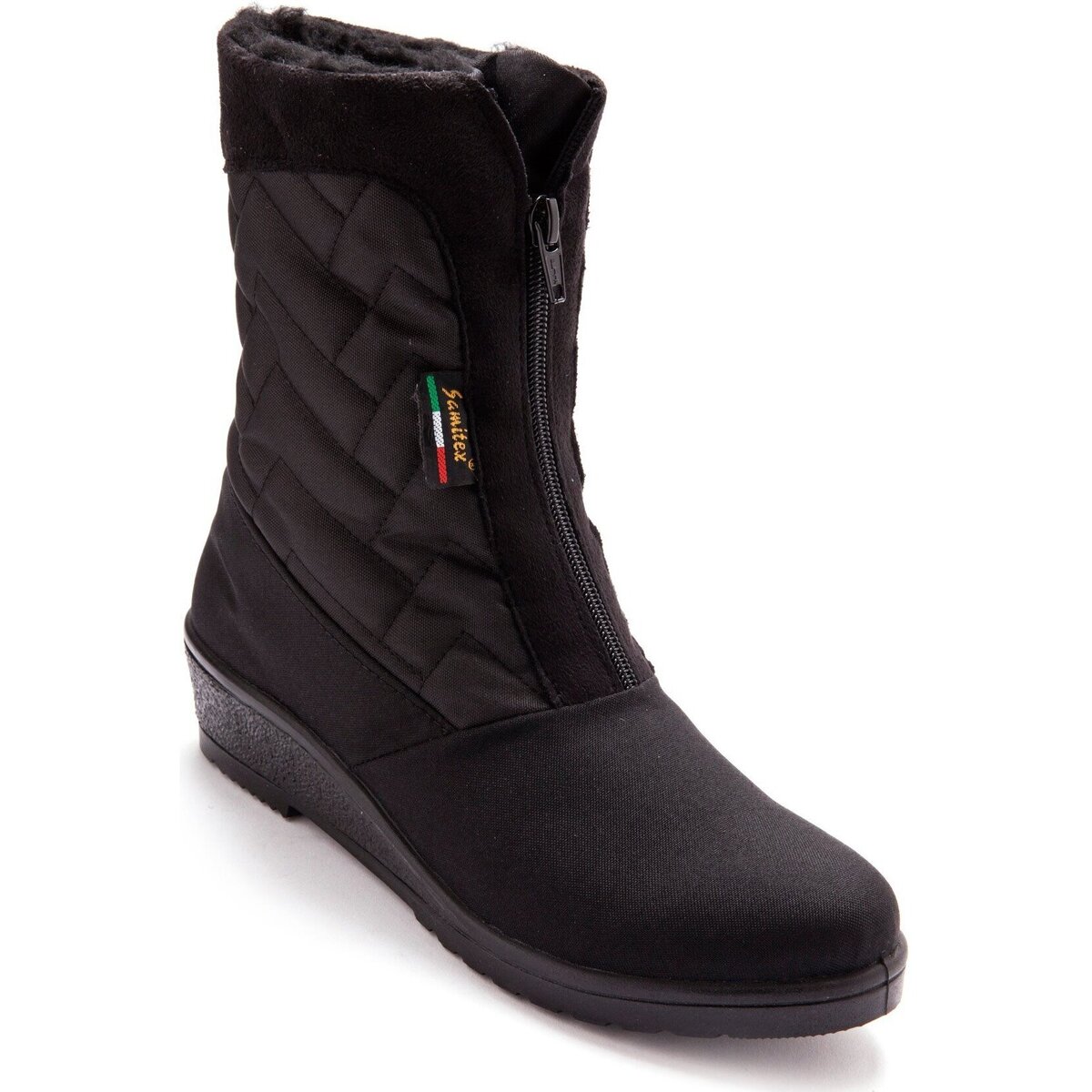 Chaussures Femme sneakers Boots Pediconfort Bottes dessus SAMITEX  ultra légères Noir
