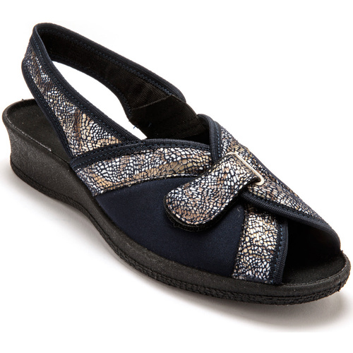 Pediconfort Sandales textile spécial hallux valgus Bleu - Chaussures  Derbies Femme 69,99 €