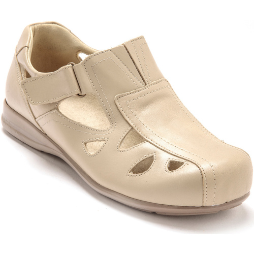 Chaussures Pediconfort Derby ultra large pieds ultra sensibles beige - Chaussures Derbies Femme 147 