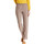 Vêtements Femme Pantalons Daxon by  - Pantalon élastiqué entrejambe 69cm Marron