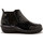 Chaussures Femme Boots Pediconfort Boots extra larges semelle amovible Noir