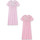 Vêtements Femme nbspTour de poitrine :  by  - Lot de 2 chemises de nuit manches longue Multicolore