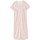 Vêtements Femme Pyjamas / Chemises de nuit Daxon by  - Chemise de nuit manches courtes boutonné Rose