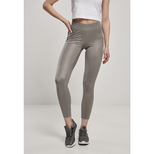 Vêtements Femme Leggings Urban Classics Legging Cropped-Jeans femme  imitation cuir (Grandes tailles) gris foncé