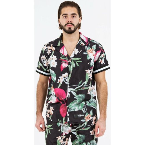 Vêtements Homme Chemises manches longues Sixth June Chemise  tropical Noir