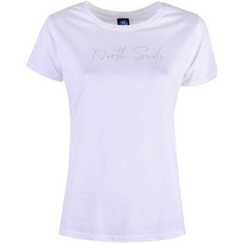 Vêtements Femme T-shirts manches courtes North Sails  Blanc