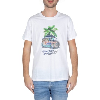 Vêtements Homme T-shirts manches courtes Fruit Of The Loo 117202-178167 Blanc