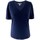 Vêtements Femme Tops / Blouses Georgedé Top  Alonza Manches Courtes en Jersey Bleu Marine Bleu
