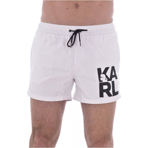 Vêtements Homme Maillots / Shorts de bain Karl Lagerfeld KL21MBS02 Blanc