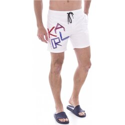 Vêtements Homme Maillots / Shorts de bain Karl Lagerfeld KL21MBM04 Blanc