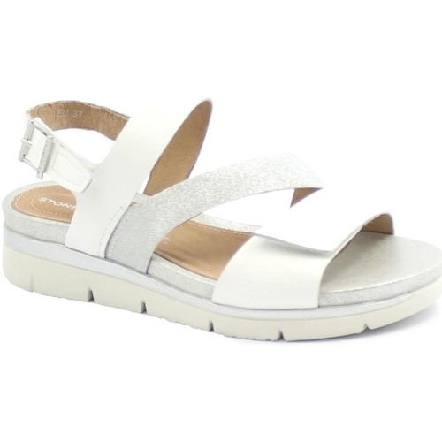 Sandales et Nu-pieds Stonefly STO-E21-216122-CW Bianco - Chaussures Sandale Femme 93 