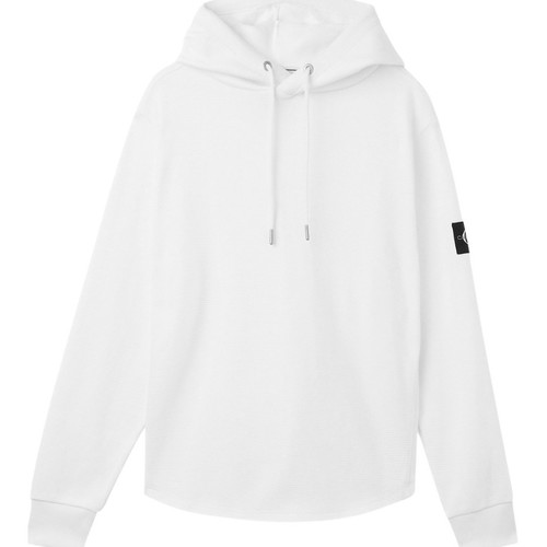 Calvin Klein Jeans Sweat à capuche Calvin Klein ref 53246 YAF Blanc Blanc -  Vêtements Sweats Homme 89,90 €