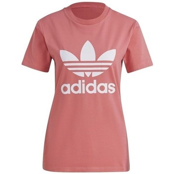 Vêtements Femme T-shirts manches courtes adidas Originals W 3STRIPES 21 Rose