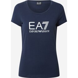 Vêtements Femme Débardeurs / T-shirts sans manche Ea7 Emporio button-up ARMANI 8NTT63 Bleu
