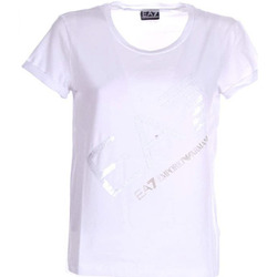 Vêtements Femme Débardeurs / T-shirts sans manche Ea7 Emporio jeans Armani 3KTT28 Blanc