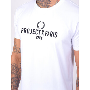 T-shirts Manches Courtes Project X Paris Tee Shirt 2110169 Blanc - Vêtements T-shirts manches courtes Homme 29 