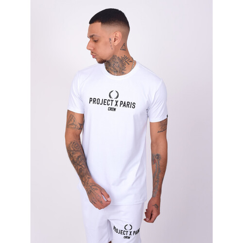 Homme Project X Paris Tee Shirt 2110169 Blanc - Vêtements T-shirts manches courtes Homme 29 