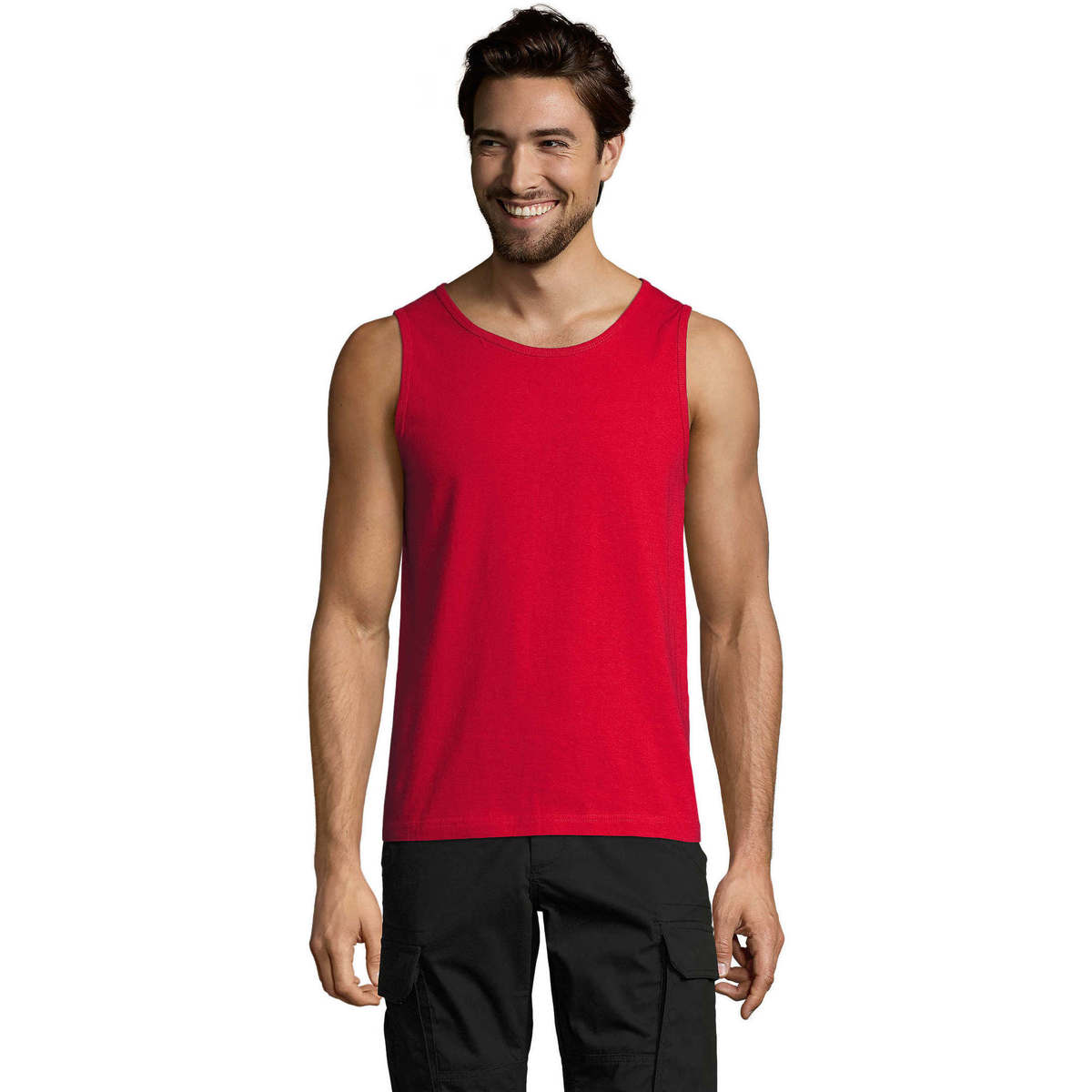 Vêtements Homme Débardeurs / T-shirts sans manche Sols Justin camiseta sin mangas Rouge