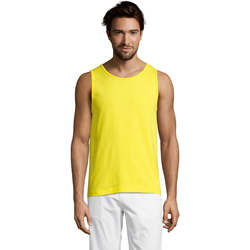 Vêtements Homme clothing s robes wallets Sols Justin camiseta sin mangas Amarillo