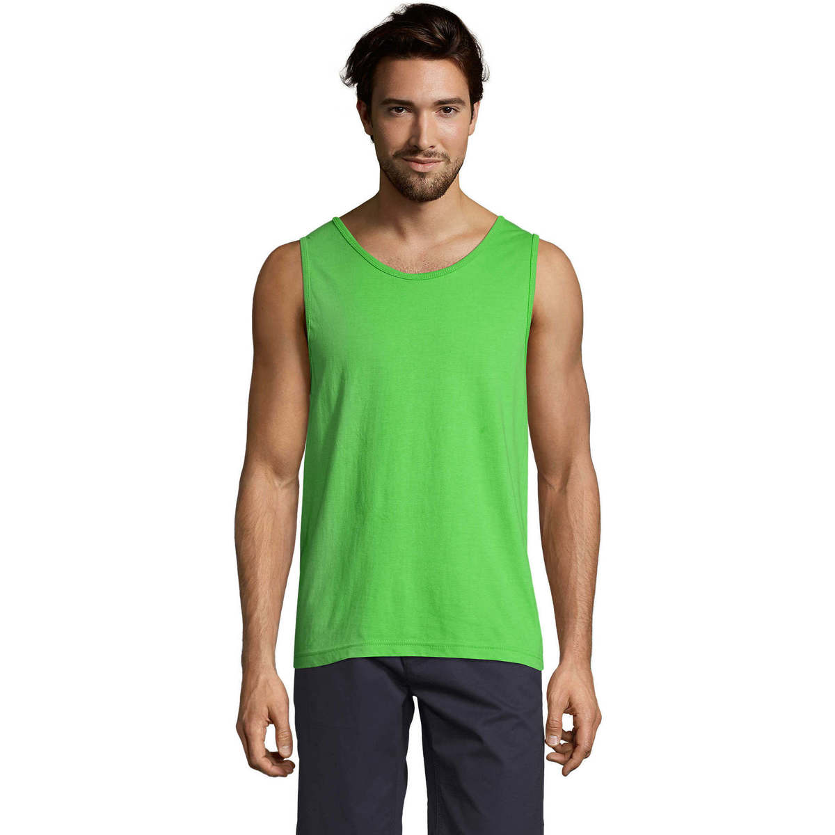 Vêtements Homme Débardeurs / T-shirts womens sans manche Sols Justin camiseta sin mangas Vert