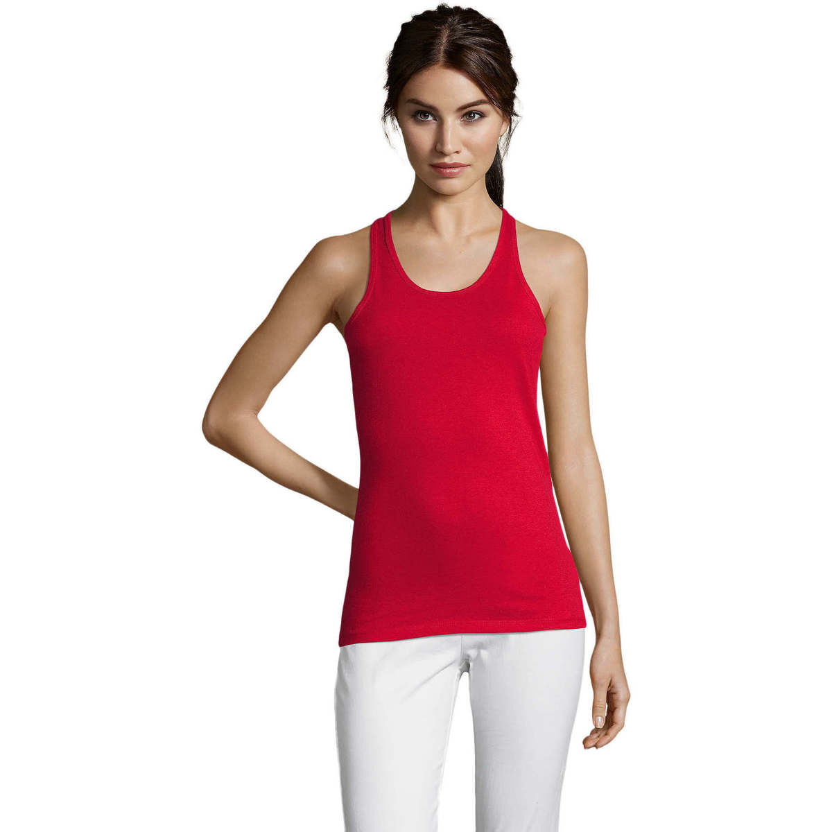Vêtements Femme Débardeurs / T-shirts sans manche Sols Justin camiseta sin mangas Rouge