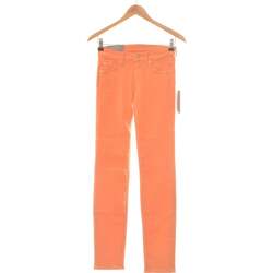 Vêtements Femme Jeans slim 7 for all Mankind Jean Slim Femme  34 - T0 - Xs Orange
